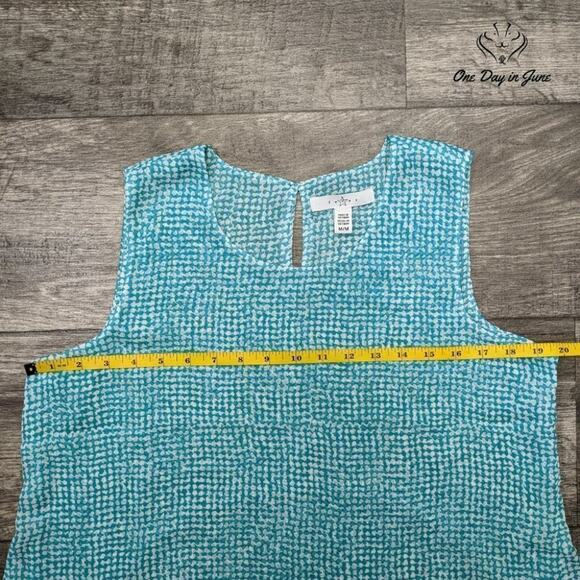 fever Sleeveless Sheer Top Size M - Picture 3 of 5